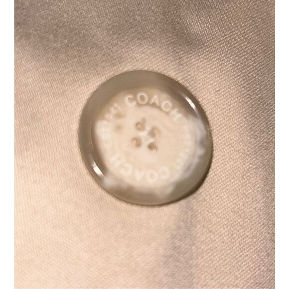 Coach double breasted belted trench coat size S - Picture 6 of 7